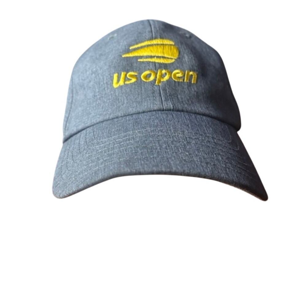 US Open 2019 Hat Adjustable Dad Cap Tennis by American Needle Blue Yellow Logo